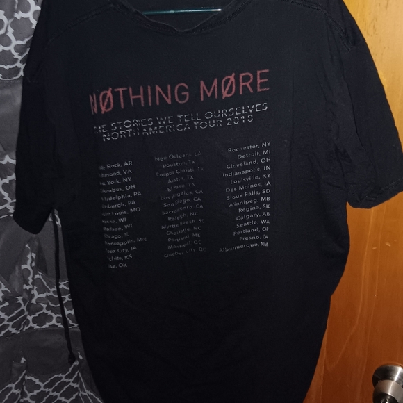 Nothing More band Concert t shirt men's XXL used - Picture 3 of 5